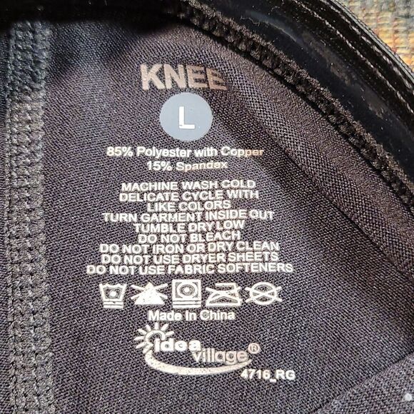 Copper Fit Original Recovery Black Knee Sleeve, Large - 14"-16" - Picture 3 of 3